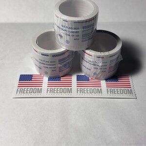 Bulk Forever Stamps 2023 Flag – 3 Rolls (300 Stamps) USPS
